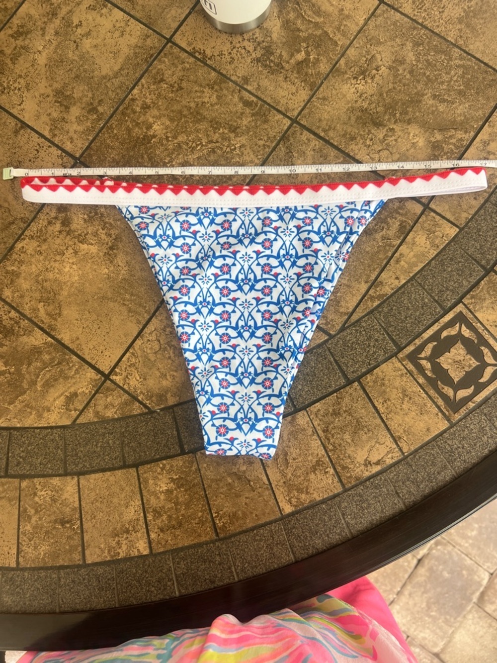 BIKINX Swimsuit Cheeky/Thong, Micro Bikini Ditsy Floral, high cut, size XL NIB